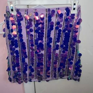 Sequin skirt